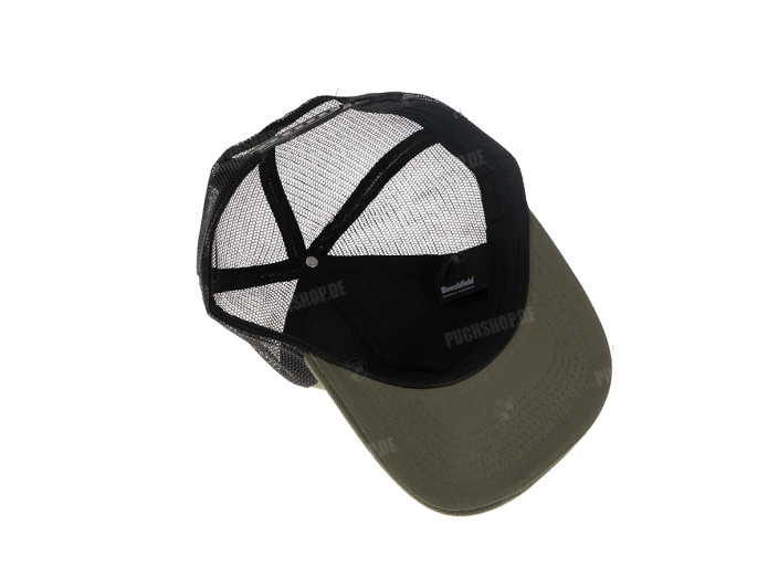 Pet Puch Logo Patch olijfgroen / zwart snapback 